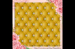 16 Seamless Diamond Upholstery Digital Papers, Quilt Leather Product Image 6