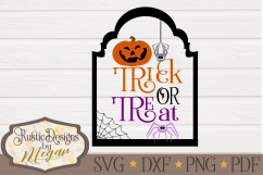 Trick or Treat svg, halloween svg, dxf, spiders svg Product Image 1