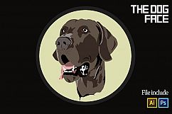 3 Dog Face Vector Product Image 3