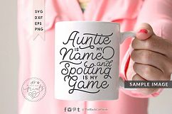 Auntie is my name SVG DXF EPS PNG Product Image 4