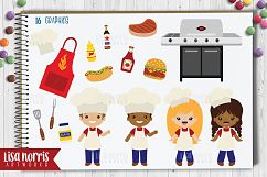 Cookout Clip Art Graphics &amp; SVG Cutting Files Product Image 2