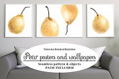 Fresh Chinese Pears by watercolor Product Image 3