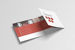 Square Trifold Brochure Mockup Product Image 12