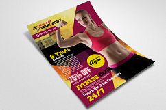 Body Fitness Club Flyer Template Product Image 2