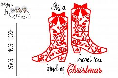 Christmas Boots SVG Cutting File Product Image 1
