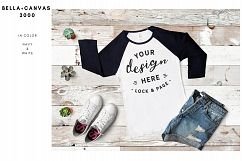 Bella Canvas TShirt Mockup Bundle Beach House Summer Style Product Image 3