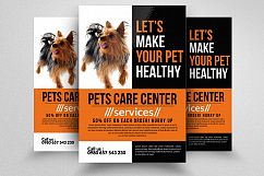 Pets Clinic &amp; Care Centre Flyer Template Product Image 1