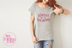Saturdays are for Touchdowns SVG Product Image 3