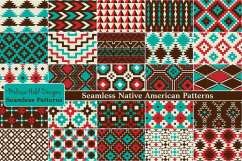 Seamless Native American Patterns Product Image 1