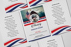 Funeral Prayer Card Army Military Product Image 1
