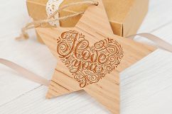 I Love You Vector Valentine Quote SVG Product Image 4