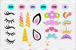 Unicorn kit Svg Dxf Eps Png Jpg Ai Cut Vector File Decal Product Image 1