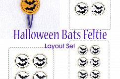 Halloween ITH Orange Set of 4 Embroidery Designs Product Image 7