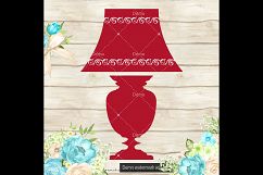 100 Vintage Table Lamp Clip Arts, Antique, European Decor Product Image 3