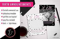 Design Your Own Birth Announcement, Diy Templates Product Image 1