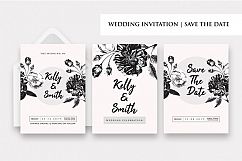 Black Foliage Wedding Invitation As.1 Product Image 2