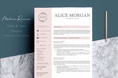 Professional Creative Resume Template - Alice Morgan Product Image 1