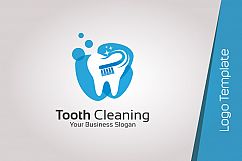 Dental Logo Template - Tooth Cleaning Product Image 3