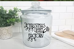 Christmas SVG Cut File - Christmas Light Factory SVG DXF PNG Product Image 9