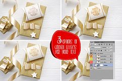Christmas background mockup with smart object Product Image 11