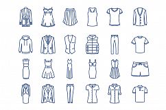 clothes icons vector Product Image 1