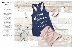 Next Level 1533 Tank Top Mockup Mega Bundle Multi Colors Product Image 10