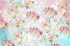 Pastel Flowers Digital Paper, Flower digital paper, Spring flowers digital, Flowers pattern, Custom flower background, Vintage flowers paper Product Image 8