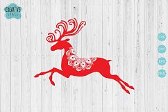 Reindeer Mandala svg Product Image 1