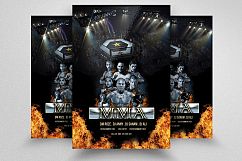 Wrestling Fight Flyer Template Product Image 1