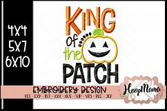 King Of The Patch - Halloween Embroi Product Image 1