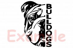 Bulldogs Voleyball SVG lady ladydogs, football svg 965S Product Image 3