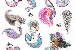 Mermaid Clipart Product Image 2