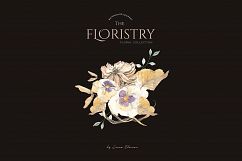 THE FLORISTRY floral collection - watercolor, line art, real Product Image 7