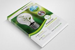 3 Layout Eco Green Energy Flyer Template Product Image 3