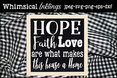 Hope Faith Love SVG Product Image 1