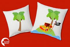 Pirate Island cliparts, Pirate Elements cliparts AMB-176 Product Image 3