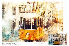 Mixed Art 2 Photoshop Action Product Image 6