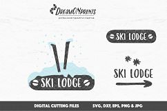 Ski Lodge SVG Files - 3 Versions Included Product Image 2