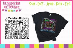 Halloween Subway Art, SVG, DXF,PNG Product Image 1