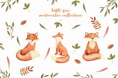 Watercolor Autumn Fox Product Image 2