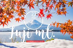23 Fuji mt. &amp; Autumn season set (Discount from 19$) Product Image 1