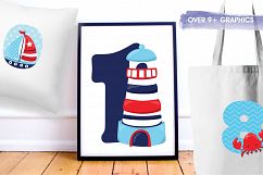 Nautical Numbers graphics and illustrations Product Image 5