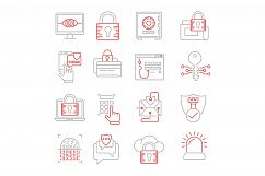 Security icons set Product Image 1