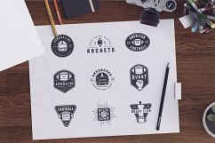 Football and Rugby Emblems Bundle Product Image 7