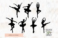 Ballerina poses bundle, Ballerina in SVG,DXF,PNG, EPS format Product Image 1