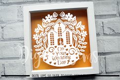 Wedding paper cut SVG / DXF / EPS files Product Image 1