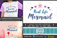 Real Life Mermaid SVG File - Mermaid SVG - 1064 Product Image 1