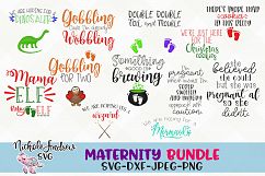 Maternity SVG bundle, Maternity shirt svg bundle, Cut Files Product Image 1
