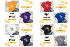 T-Shirt Mockup Bella Canvas 3001 Mega Bundle TShirt Flat Lay Product Image 6