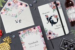 Panthers &amp; Floral Watercolor set Product Image 15